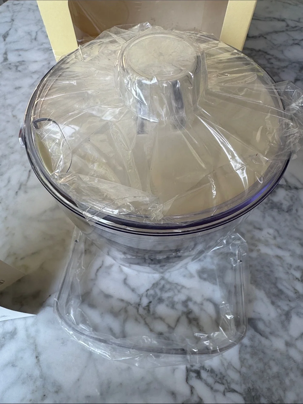 Tervis Tumbler ice bucket & tongs, with moose design, vintage in box, NWT